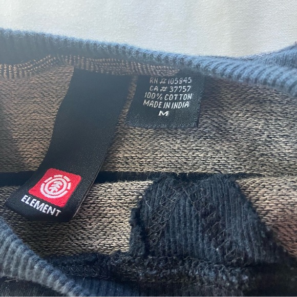 Element Striped Raglan Long Sleeve Shirt Size Medium - Picture 10 of 10